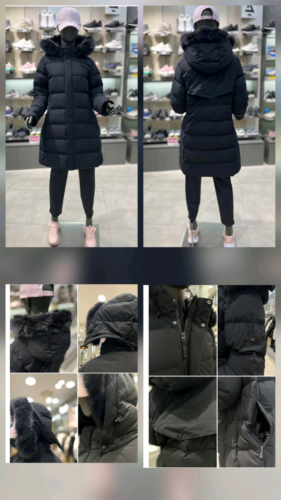 (새제품) K2 여성 구스다운 패딩 블랙90 다크네이비90 이미지