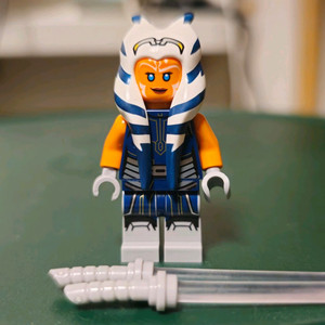 레고 아소카 미피 투명 라이트 세이버