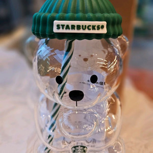 스타벅스 베어리스타 글라스 콜드컵
