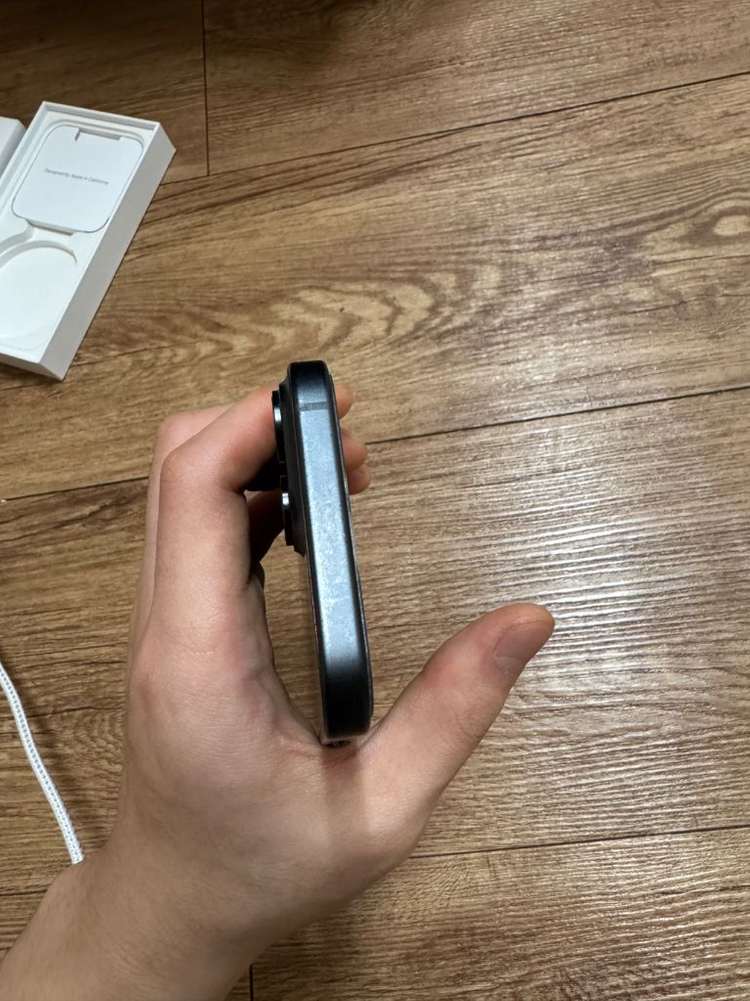 (배터리 효율 100)아이폰 15일반 블랙 128기가--4