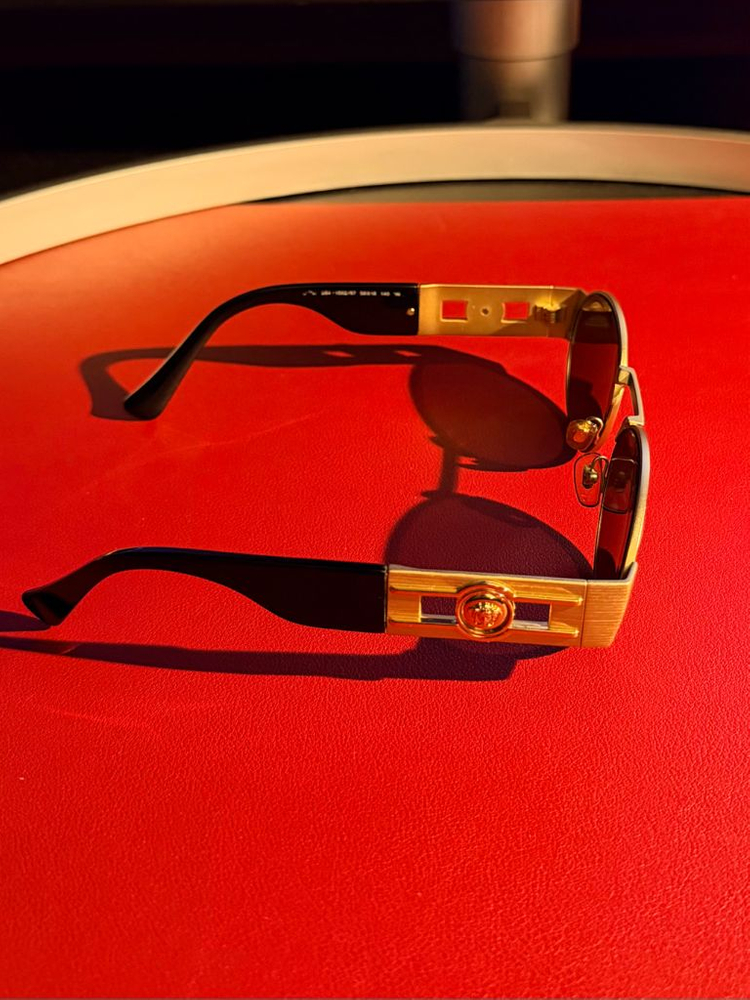 베르사체 메두사 데코 오벌 선글라스 (풀구성 / A급)--2