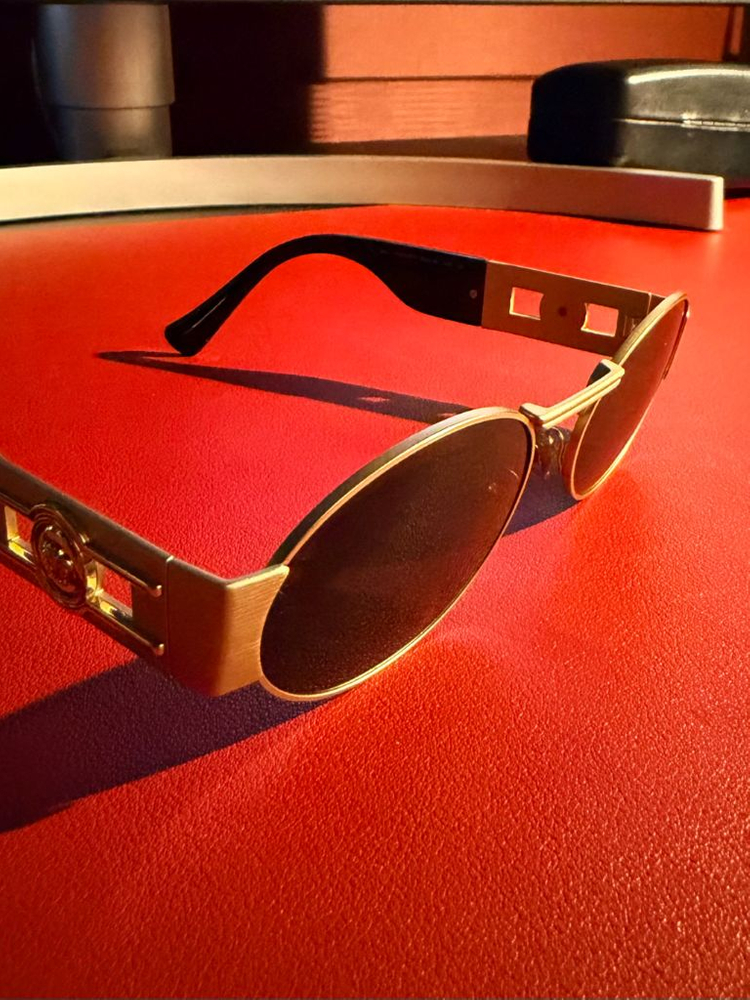 베르사체 메두사 데코 오벌 선글라스 (풀구성 / A급)--5