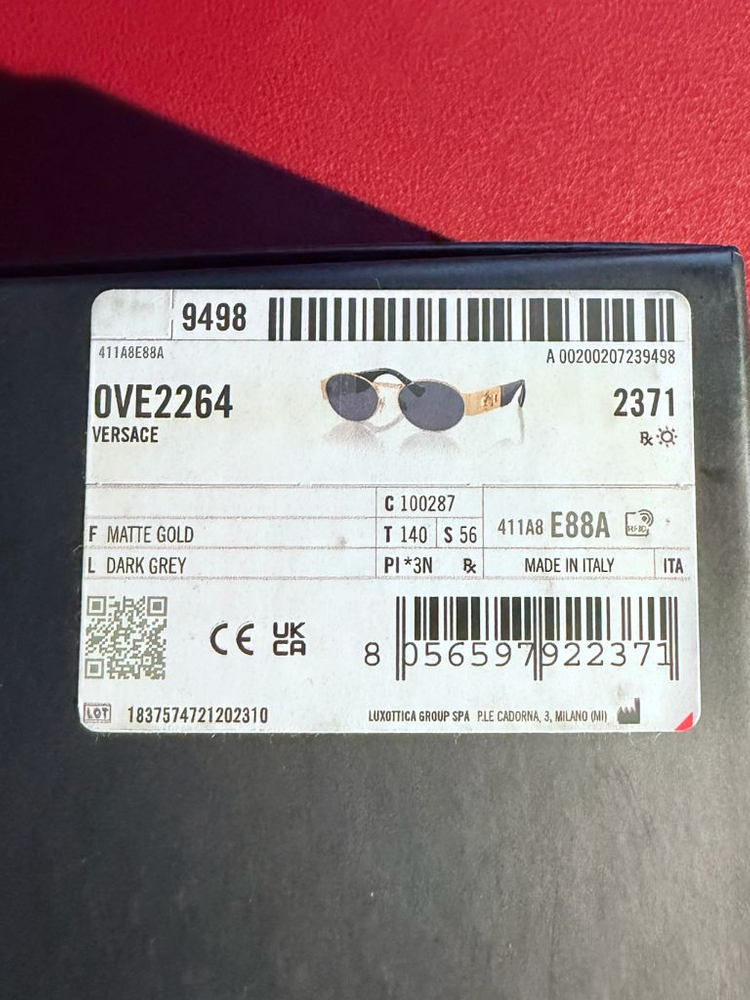 베르사체 메두사 데코 오벌 선글라스 (풀구성 / A급)--9