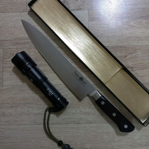 토지로 등차랑작 카나가시 다마스커스 주방칼 미사용품 이미지