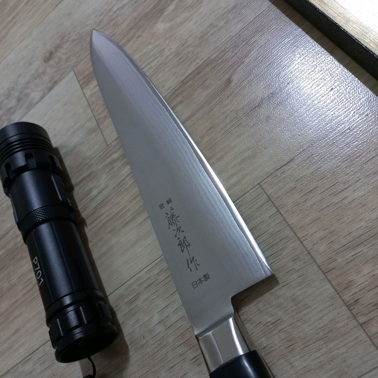 토지로 등차랑작 카나가시 다마스커스 주방칼 미사용품 이미지