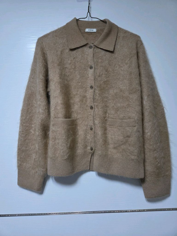 한섬 25fw신상 시스템 캐시미어 칼라 니트 가디건 프리--10