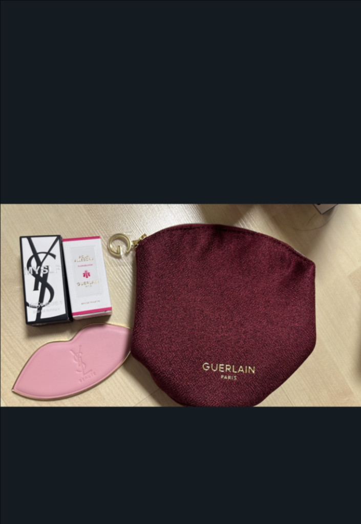 겔랑 파우치 입생로랑 거울 미니어처향수--0