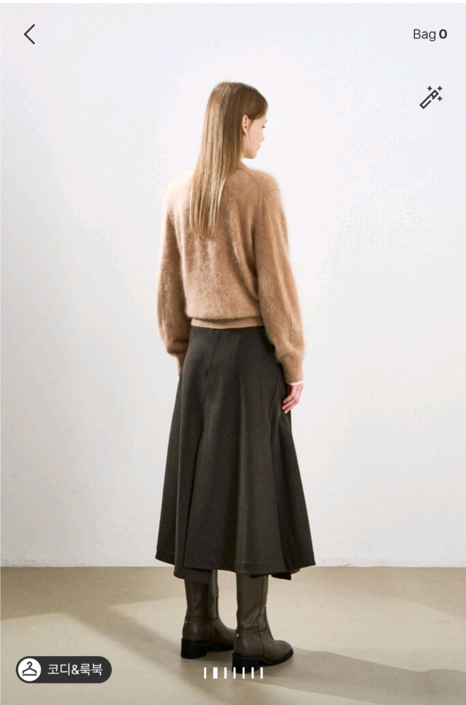 한섬 25fw신상 시스템 캐시미어 칼라 니트 가디건 프리--2