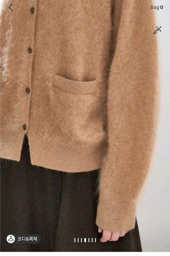 한섬 25fw신상 시스템 캐시미어 칼라 니트 가디건 프리--4