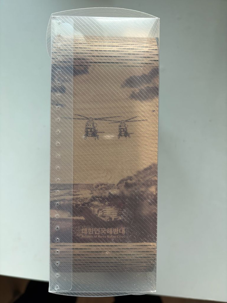 대한민국 해병대 탁상시계 새상품--2