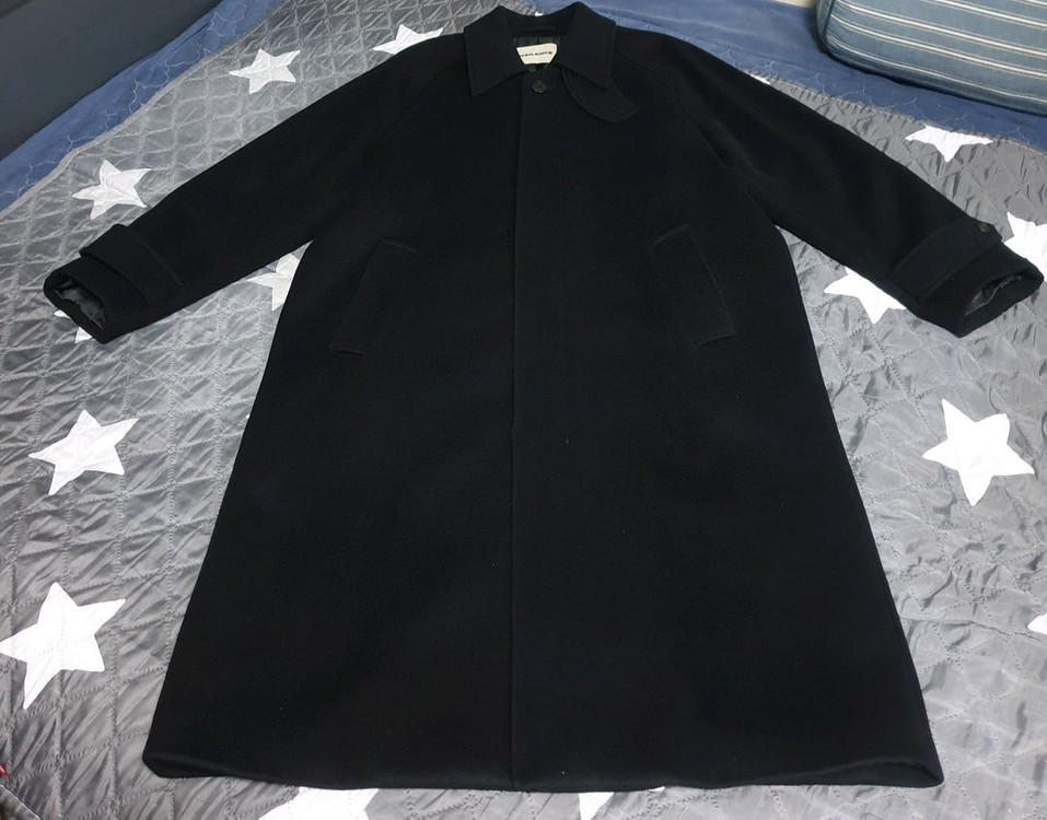 인사일런스 마펠 캐시미어 발마칸 코트 블랙 (M)--3