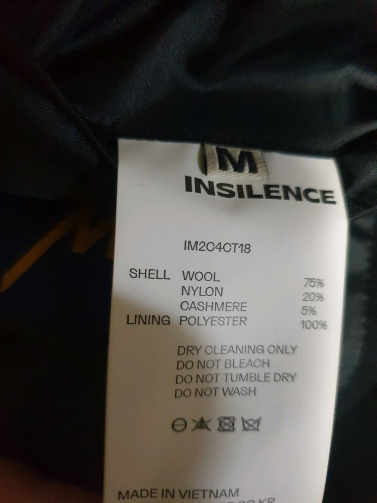 인사일런스 마펠 캐시미어 발마칸 코트 블랙 (M)--7