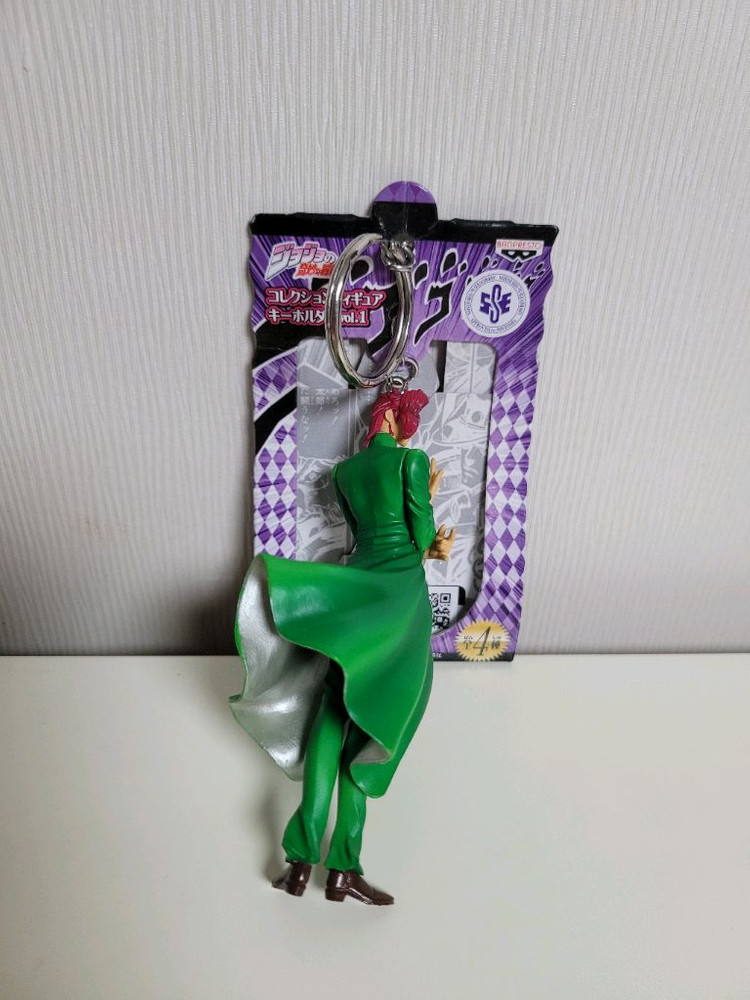 죠죠 컬렉션 피규어 키홀더 vol.1 카쿄인 노리아키 피규어 키링--1