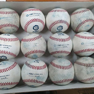 KBO 프로야구 공인구 오피셜볼 중고야구공 ILB 12개 배송비포함4만원 중고볼