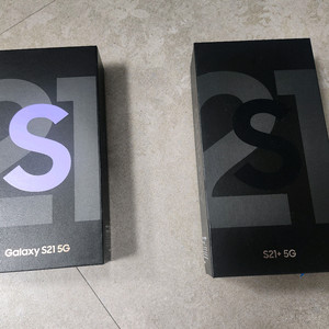 갤럭시s21과 s21+ 박스