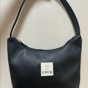 이미스 레더 호보백-블랙EMIS LEATHER HOBO BAG-BLACK