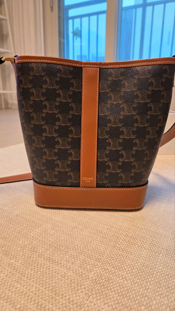 셀린느트리오페 캔버스 버킷백 스몰 이미지