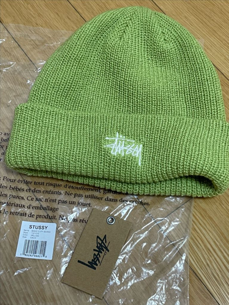 스투시 베이직 커프 비니 윌로우 Stussy Basic Cuff Beanie Willow--1