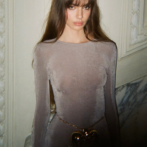 리포메이션 kori 코리 니트드레스 롱슬리브맥시드레스