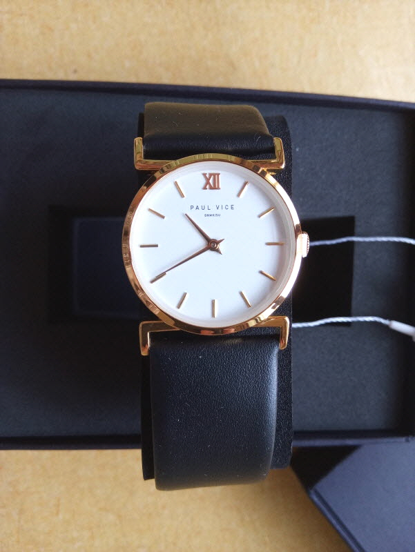 [새제품] 폴바이스 로지 화이트-블랙 여성용 시계(PV301WHBL)--4