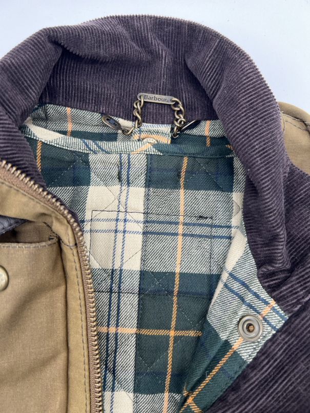 정품 바버 BARBOUR 왁스 자켓 여성용 빈티지 가죽--4