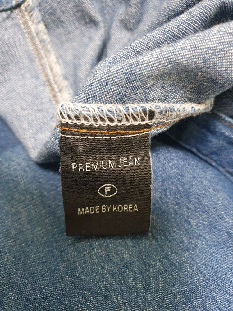 (상태좋음)청 원피스겸 청남방, 셔츠 55~77--3