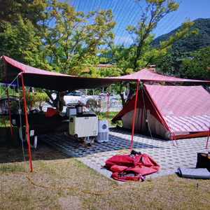 캠핑용 면텐트 타프