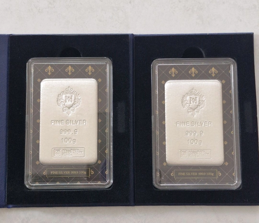 골드앤 실버바100g 이미지
