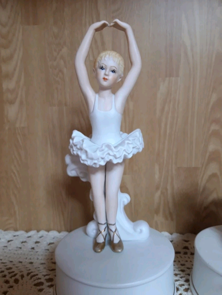 발레리나 장식인형/ 발레리나 장식품/ 도자기인형/ 앤틱소품--2