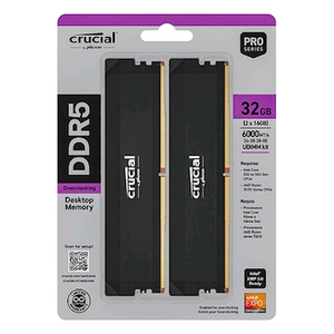 [미개봉/새제품] 크루셜 DDR5-6000 CUDIMM 64GB RAM KIT (32GB x 2)