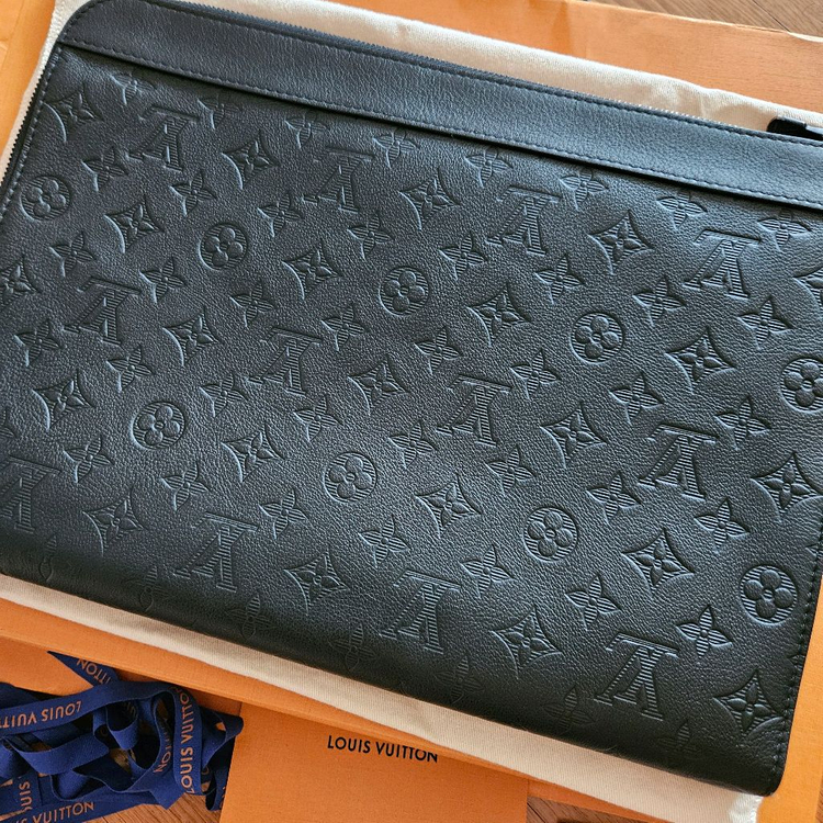 루이비통 도큐먼트 포쉐트 주르 클러치--4