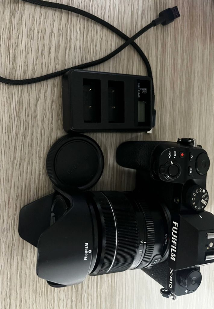 후지 x-s10 카메라 + xf 18-55mm 렌즈 일괄--1