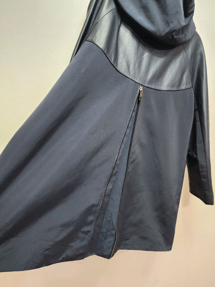 발렌시아 양가죽배색 후드 사파리점퍼--5