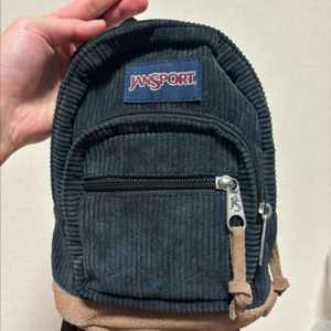 잔스포츠 미니백팩 코듀로이 블랙