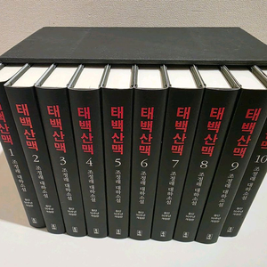 조정래 태백산맥 등단 50주년 개정판 세트 팝니다