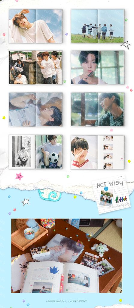 엔시티위시 사쿠야 전시회 포토북 (포카제외 풀구성)--4