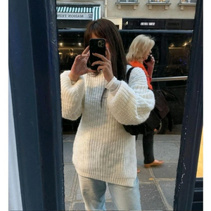 (택채새상품) breathe 브리드 알파카 울 니트