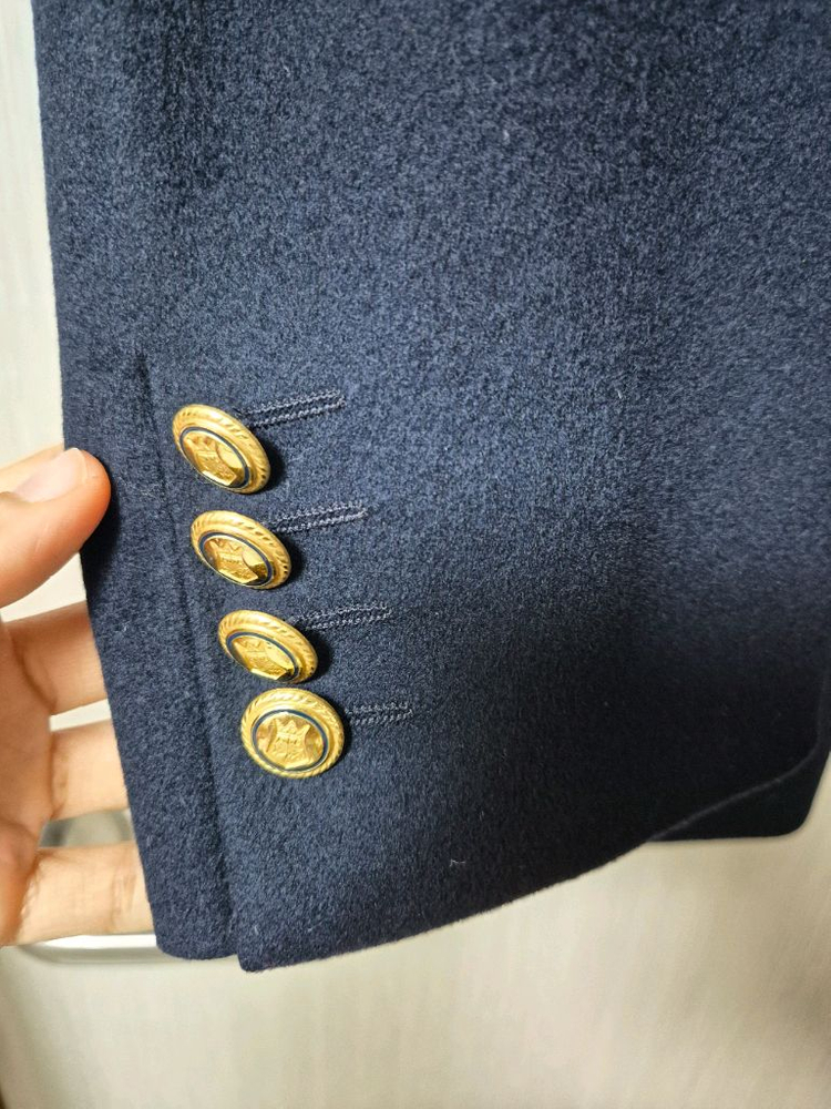 아쿠아스큐텀 캐시미어 더블 브레스트 블레이저 자켓 캐시미어100%--3