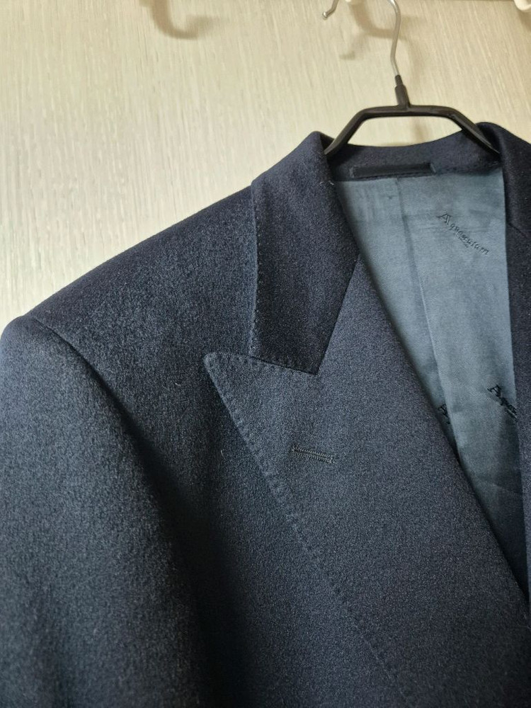 아쿠아스큐텀 캐시미어 더블 브레스트 블레이저 자켓 캐시미어100%--5