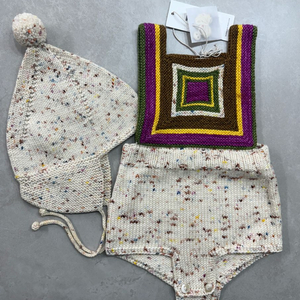 미샤앤퍼프 로그캐빈롬퍼 콘페티18-24m콘페티 포인티햇 2-4