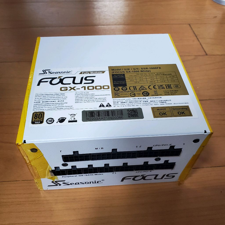 시소닉 FOCUS GX-1000 풀모듈러 파워--1