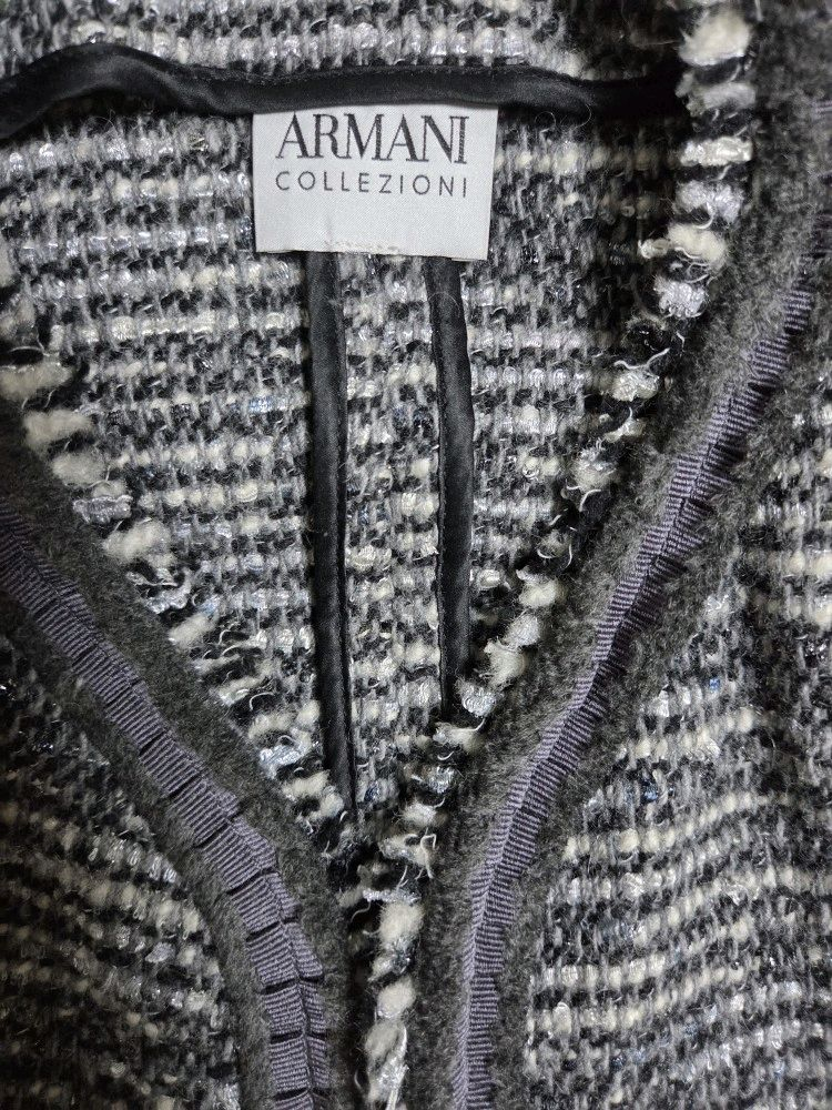 아르마니 꼴레지오니 ARMANI COLLEZIONI 트위드 자켓--8