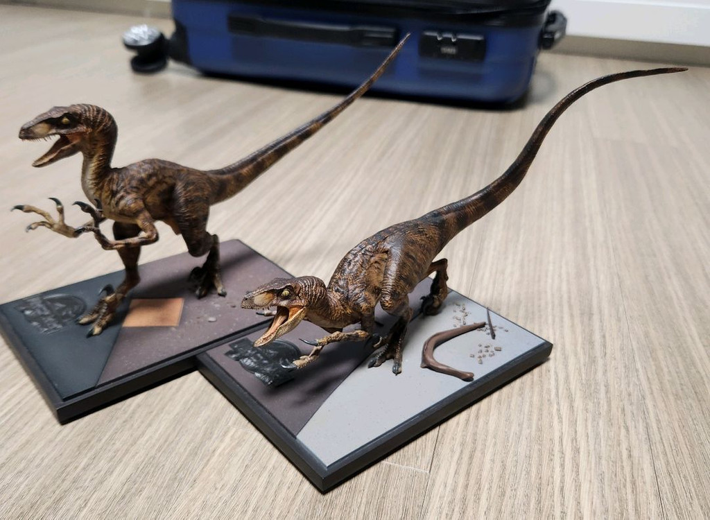 다이노드림 Dinodream 한정판 랩터듀오 공룡피규어 스테츄 판매합니다 이미지