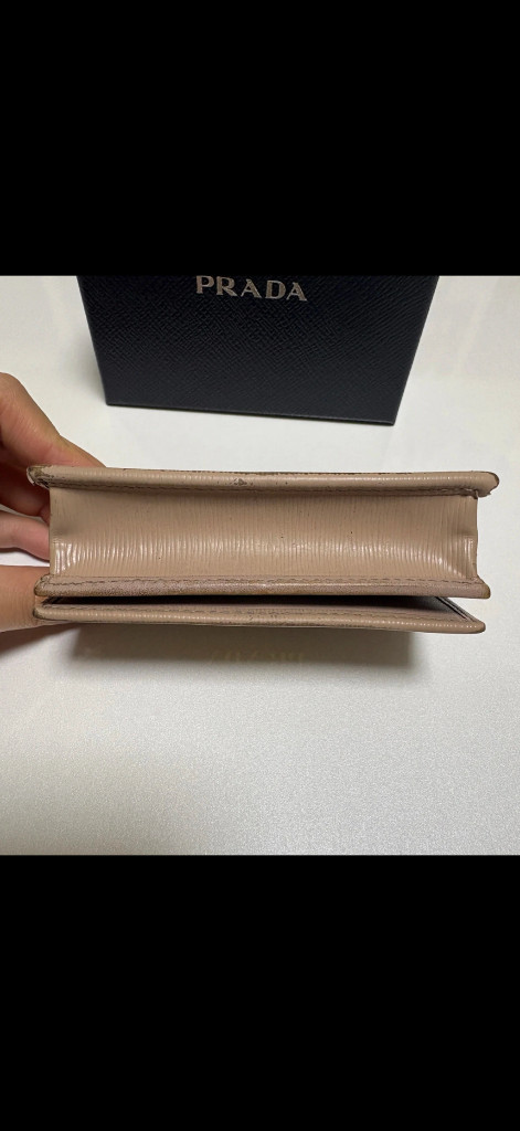 프라다 사피아노 레더 카드지갑--2