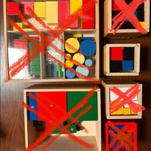 아가월드 몬테소리 이항식상자