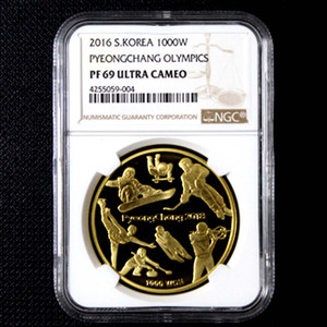 2018년도 평창동계올림픽 기념주화 NGC PF 69 이미지