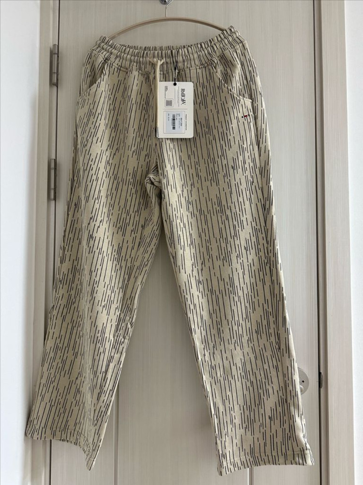 새상품) 로맨틱크라운 카모 스웻 팬츠 베이지 L 이미지