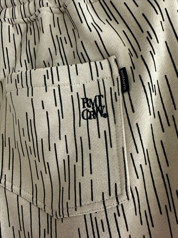 새상품) 로맨틱크라운 카모 스웻 팬츠 베이지 L 이미지