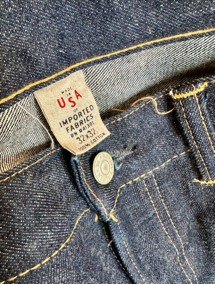 RRL 더블알엘 슬림핏 리지드 32-32 신품급 올드 모델--3