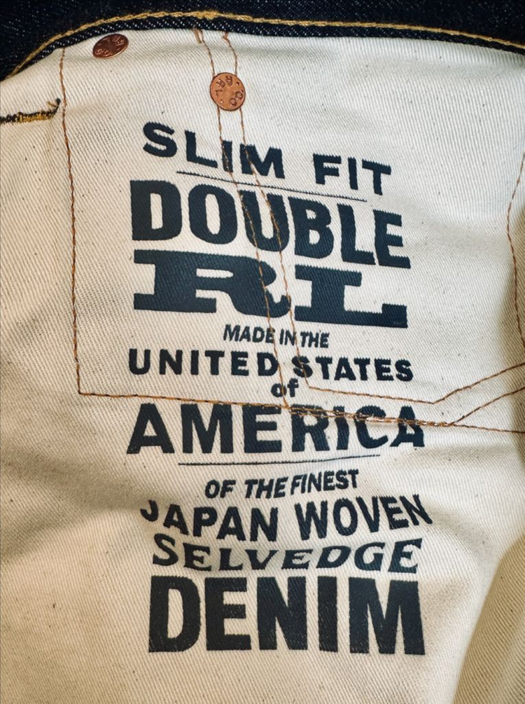 RRL 더블알엘 슬림핏 리지드 32-32 신품급 올드 모델--4